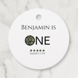 Major Cutie Favor Tags Kids Birthday Bedankjes Labels