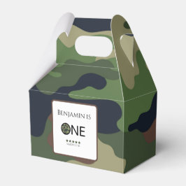 Major Cutie Party Favor Box Kids First Birthday Bedankdoosjes