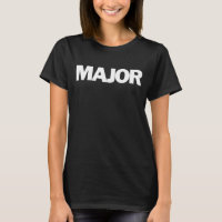 Major Insignia Tekst Kleding US Military