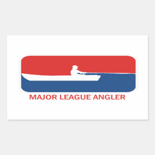 Major League Angler Rechthoekige Sticker