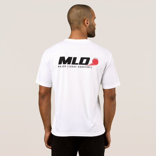 Major League Dodgeball (MLD) Praktijk Shirt (Achterkant volledig)