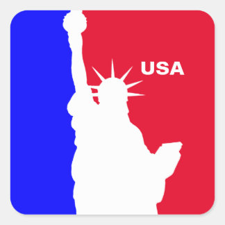 Major League Freedom Vierkante Sticker