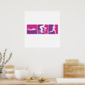Major League Triathlon Poster (Keuken)