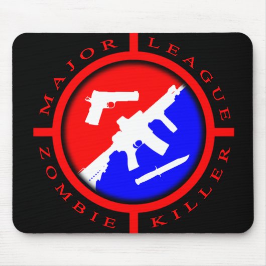 Major League Zombie Killer Mousepad Muismat (Voorkant)