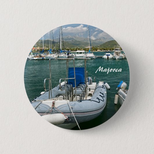 Majorca-speldje Ronde Button 5,7 Cm (Voorkant)