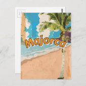 Majorca  vakantie Poster Briefkaart (Voorkant / Achterkant)