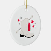 Majorette Boot Keramisch Ornament (Rechts)