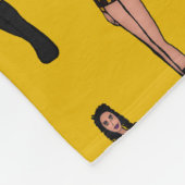 Majorette/Dancer Fleece Blanket Black & Gold (Hoek)