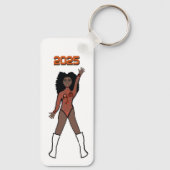 Majorette / Dancer Sleutelhanger Sinaasappel Horne (Achterkant)