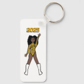 Majorette/ Dancer Sleutelhanger Yellow Hornet A (Achterkant)