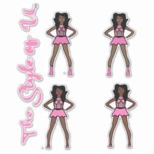 Majorette / Dancer Stickers Katoen Snoep 3