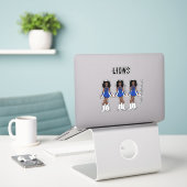 Majorette / Danser Stickers Sapphire Lion A (Laptop op bureau)