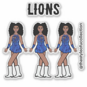 Majorette / Danser Stickers Sapphire Lion C