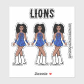 Majorette / Danser Stickers Sapphire Lion C (Vel)