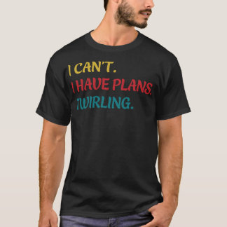 Majorette ik kan niet ik heb plannen draaien draai t-shirt