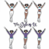 Majorette Quick Change Stickers (Aqua Grape 2) (Voorkant)