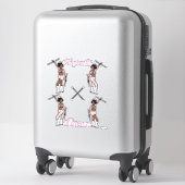Majorette Quick Change Stickers (Pink Spark) (Sur valise)