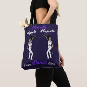 Majorette Sac Violet Blanc (De près)
