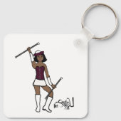 Majorette Sleutelhanger/ Bourgondië Sleutelhanger (Achterkant)