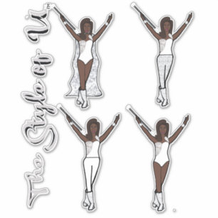 Majorette Sparkle Stickers (Iced)