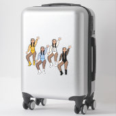 Majorette / Sticker Satin Sheer du danseur YBWB #2 (Sur valise)