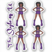 Majorette / Stickers danseur Orchard 2 (Devant)