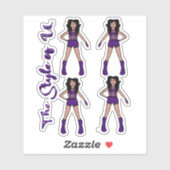 Majorette / Stickers Danseuse Orchard (Feuille)