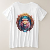Majorité cosmique : Les T-shirts de Lion géométriq (Design dos)