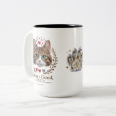 Majorité médicale - Feline Good Cat Mug (15 oz) (Devant gauche)