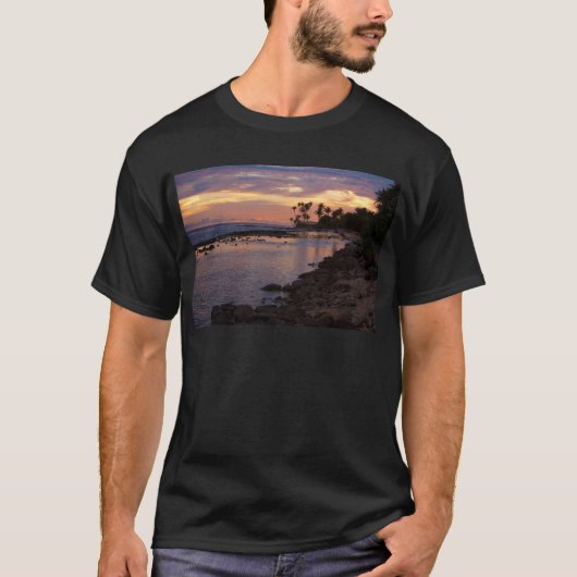 Majuro Oceanside Sunset T-shirt (Voorkant)