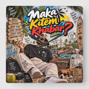 Maka Kitem Khabar? — Susegad Ziel Altijd Vierkante Klok