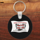 Makah Tribe Flag Sleutelhanger (Voorkant)