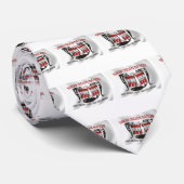 Makah Tribe Flag Stropdas (Opgerold)