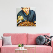 Makan Time - Wrapped Canvas Art Print (Insitu (Woonkamer))