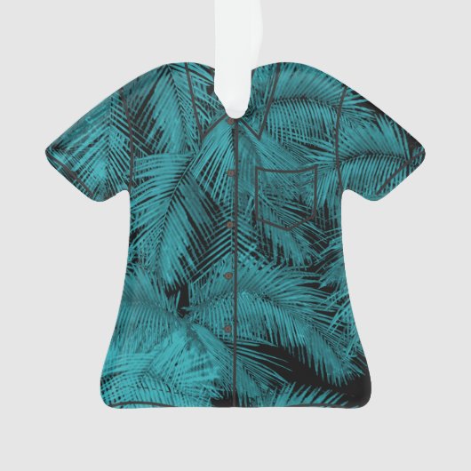 Makana Palms Hawaiian Tropical Feuilles Aloha Shir (devant)
