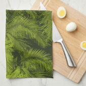 Makana Palms Hawaiian Tropical Kitchen Towel Theedoek (Quarter Fold)