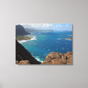 Makapuu Beach Canvas Afdruk