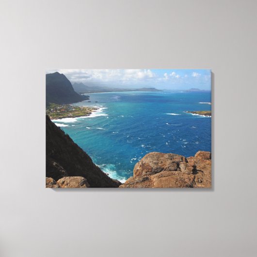 Makapuu Beach Canvas Afdruk (Voorkant)