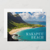 Makapuu Beach Coastline Briefkaart (Voorkant / Achterkant)
