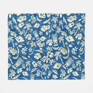 Makapuu Beach Hawaiaanse Batik Fleece Deken