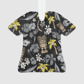 Makapuu Beach Hawaiian Batik Aloha Chemise - Bleu (dos)