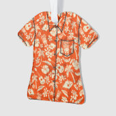 Makapuu Beach Hawaiian Batik Aloha Shirt Ornament (voorkant)