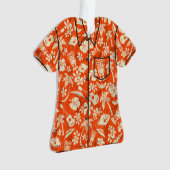 Makapuu Beach Hawaiian Batik Aloha Shirt Ornament (voorkant)