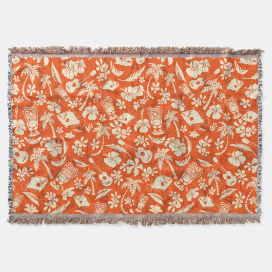 Makapuu Beach Hawaiian Batik Throw Blankets Deken (Voorkant)