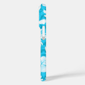 Makapuu Beach Hawaiian Batik Turquoise Case-Mate iPhone Case (Achterkant / Links)