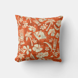 Makapuu Beach Hawaiian Batik Vierkante Kussens