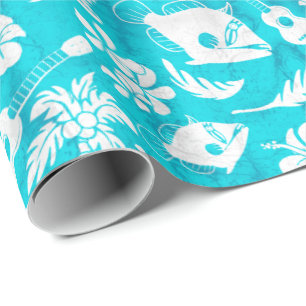 Makapuu Beach Hawaiian Batik Wrapping Paper Cadeaupapier
