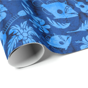 Makapuu Beach Hawaiian Batik Wrapping Paper Cadeaupapier