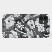 Makapuu Beach Hawaiian Charcoal Gray Batik Case-Mate iPhone Case (Achterkant (horizontaal))