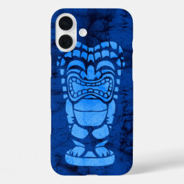 Makapuu Beach Hawaiian Laughing Tiki Batik iPhone 16 Plus Hoesje